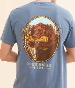 Graphic T-Shirts | Old Row Boykin T-Shirt Blue Jean