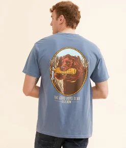 Graphic T-Shirts | Old Row Boykin T-Shirt Blue Jean