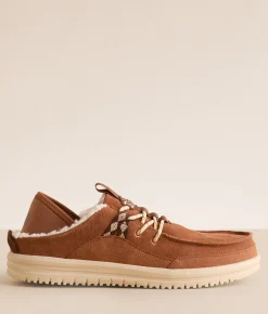 HEYDUDE™ Bradley Blipper Suede Shoe Argan Brown Multi Outlet