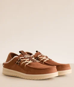 HEYDUDE™ Bradley Blipper Suede Shoe Argan Brown Multi Outlet