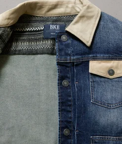 Tops|Coats & Jackets | BKE Bradley Denim Stretch Jacket Dallas