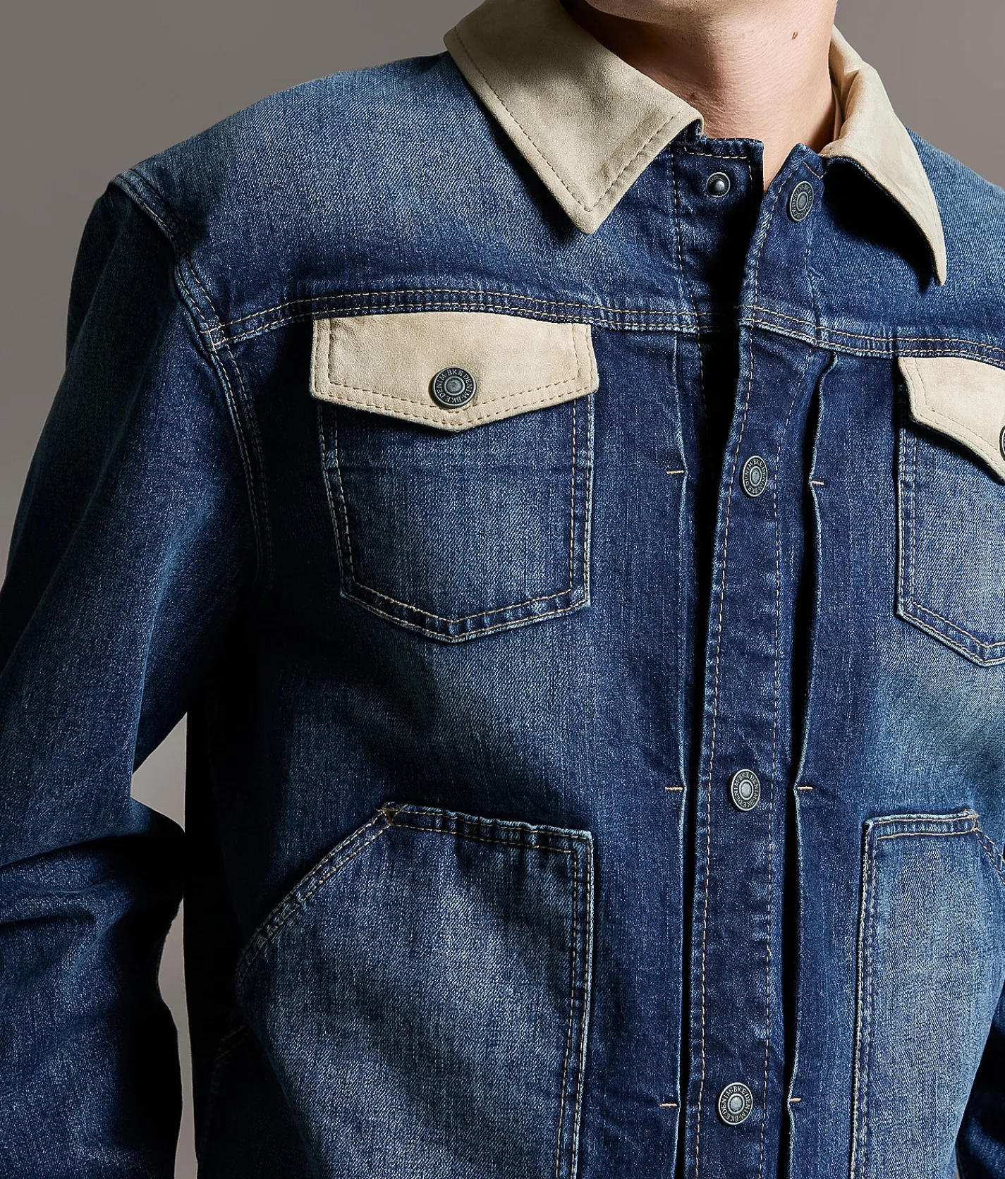 Tops|Coats & Jackets | BKE Bradley Denim Stretch Jacket Dallas