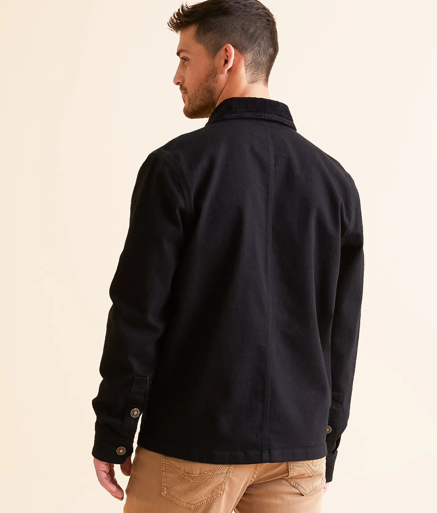BKE Bradley Denim Stretch Jacket Black Sale