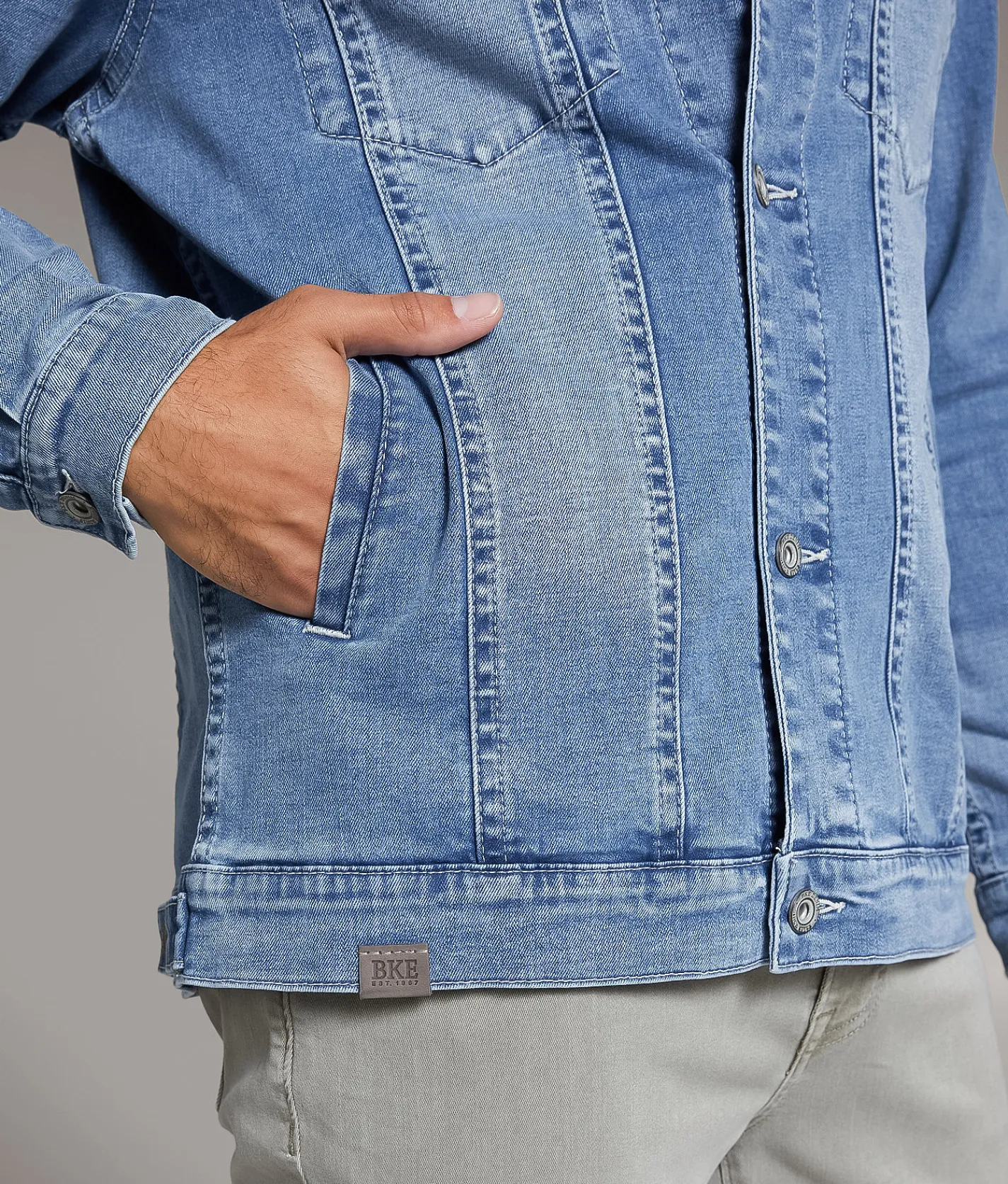 BKE Bradley Denim Stretch Jacket Walker