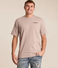 Tops|Graphic T-Shirts | Hooey Branch Bronc T-Shirt Tan