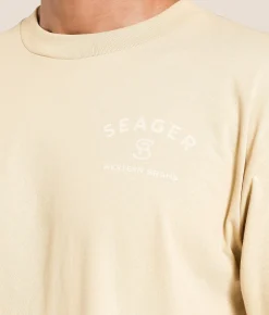 Seager Branded T-Shirt Cream Outlet