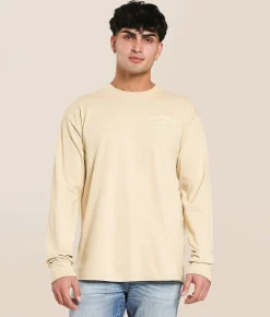 Seager Branded T-Shirt Cream Outlet