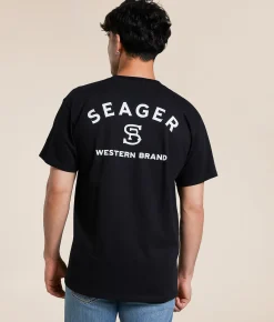 Graphic T-Shirts | Seager Branded T-Shirt Black