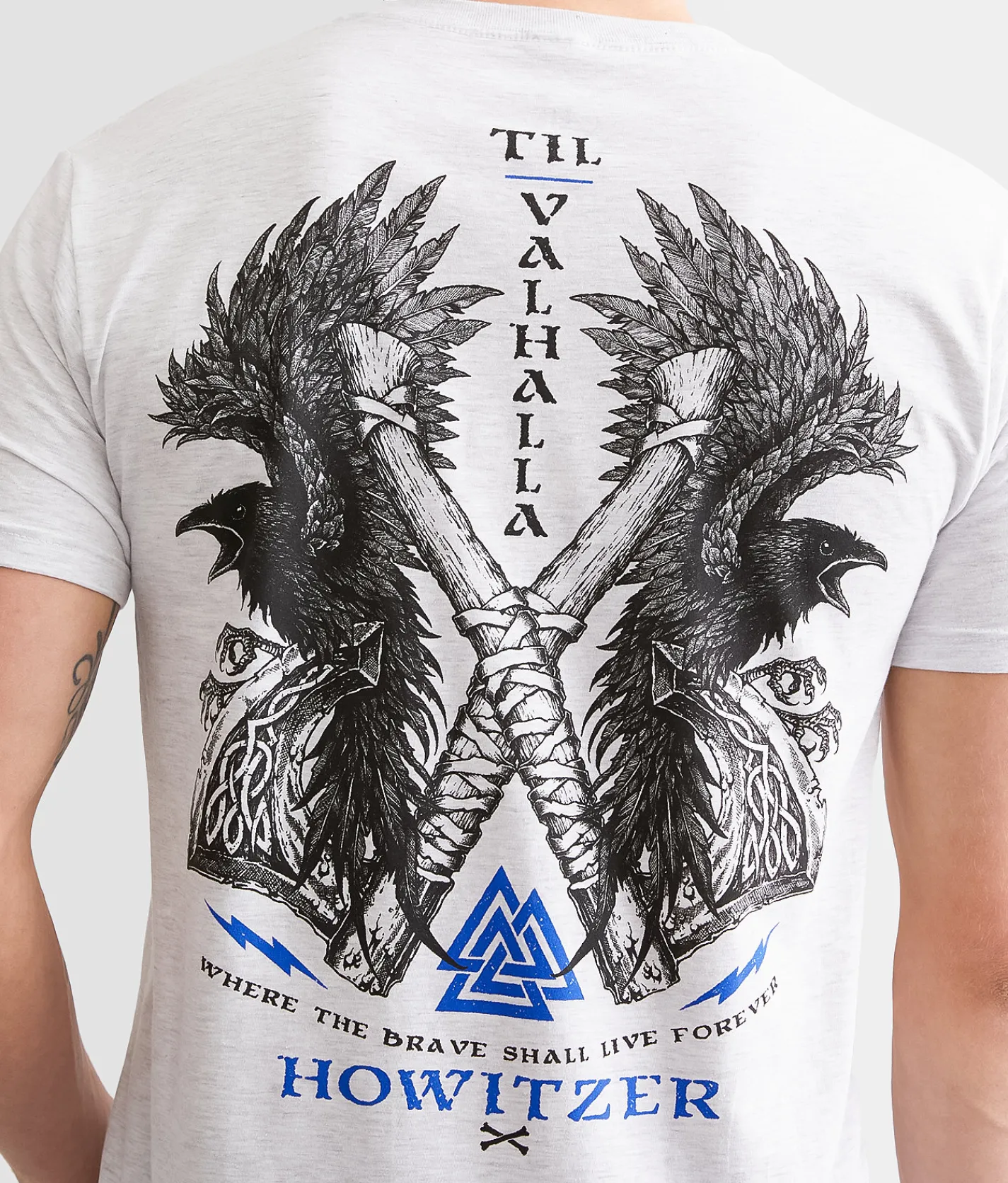 Graphic T-Shirts | Howitzer Brave Forever T-Shirt Ash
