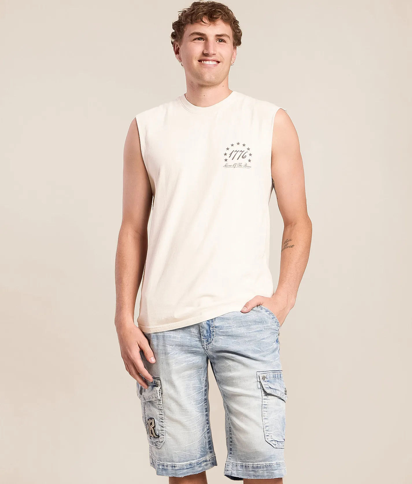Tops | Howitzer Brave Muscle Tank Top Lunar Rock