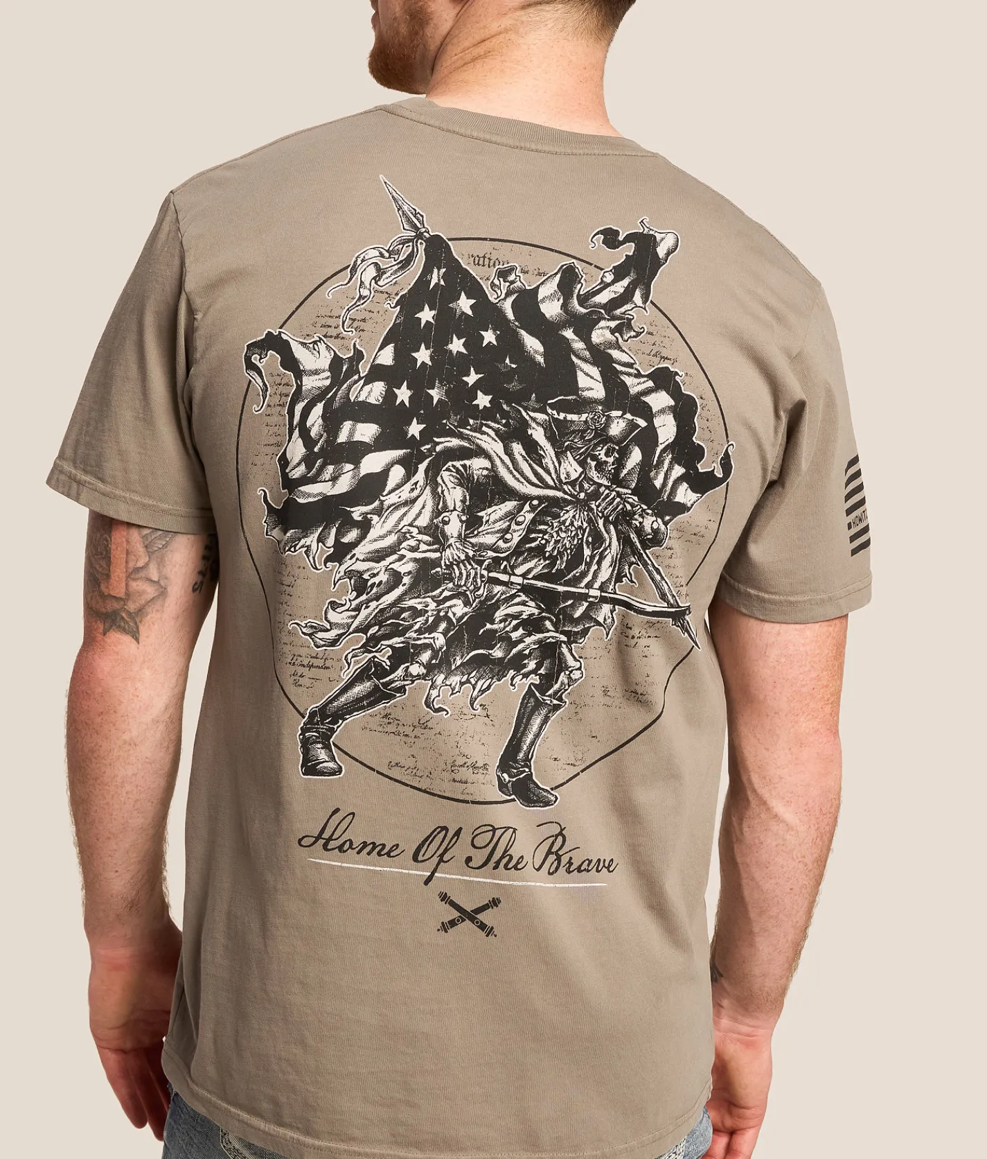Tops|Graphic T-Shirts | Howitzer Brave T-Shirt Moonmist