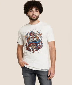 Tops | Affliction Brawl City T-Shirt White