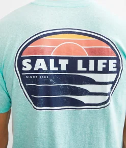 Graphic T-Shirts | Salt Life Breakers T-Shirt Sea Glass