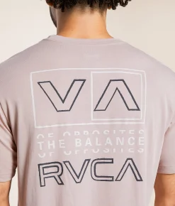 RVCA Breaking Balance Sport T-Shirt Pale Mauve Online