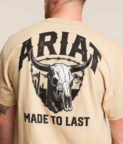 Ariat Breakthru Bull T-Shirt Sand Best
