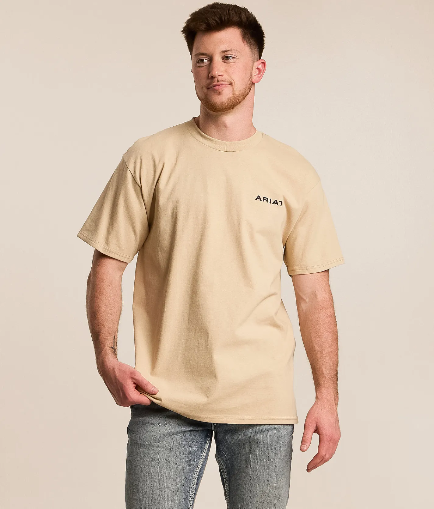 Ariat Breakthru Bull T-Shirt Sand Best