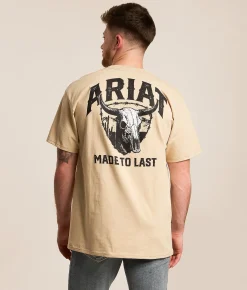 Ariat Breakthru Bull T-Shirt Sand Best
