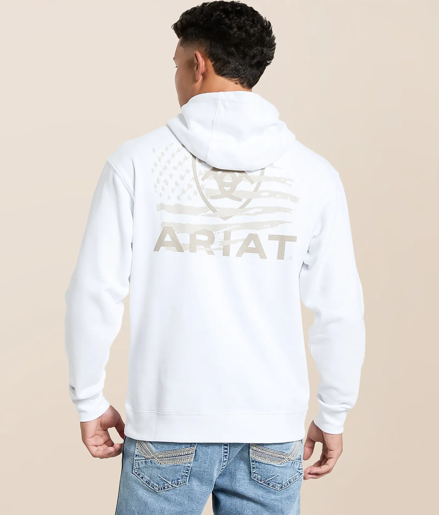 Ariat Breakthru Hooded Sweatshirt White Hot