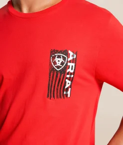 Tops|Graphic T-Shirts | Ariat Breakthru T-Shirt Mars Red