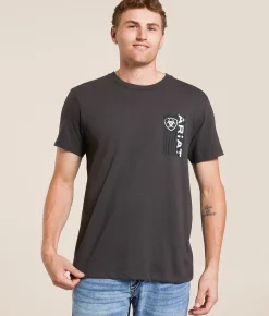 Ariat Breakthru Vert T-Shirt Vintage Black New