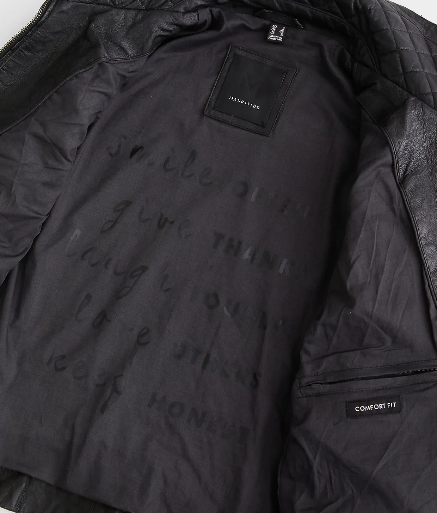 Coats & Jackets | Mauritius Breana Quilted Leather Jacket Black