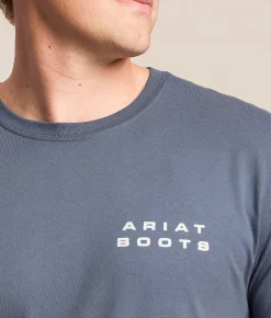 Tops|Graphic T-Shirts | Ariat Breathru Broncos T-Shirt Grisalle