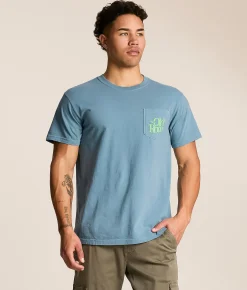Old Row Breeze & Beer T-Shirt Ice Blue Discount