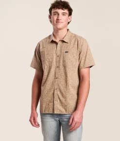 RVCA Breezy Floral Shirt Coyote Hot