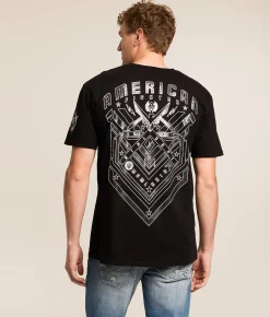 American Fighter Bremond T-Shirt Black Clearance