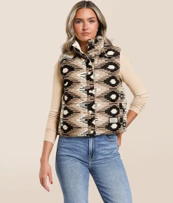 Hooey Briar Reversible Puffer Vest Whitecap Online