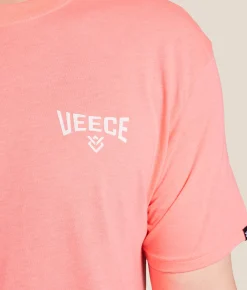 Veece Brick Oven T-Shirt Salmon Heather Clearance