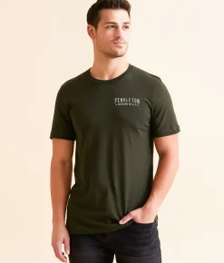 Pendleton Bridge Creek T-Shirt Olive Discount