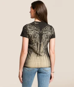 Affliction Briessa T-Shirt Mojave Desert Lava Wash Discount