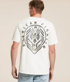 Tops|Graphic T-Shirts | American Fighter Brighton T-Shirt Antique White
