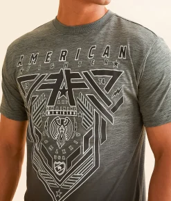 American Fighter Brighton T-Shirt Sage Dark Sage Sale