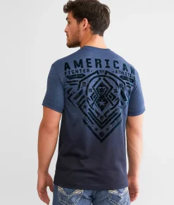 American Fighter Brimley T-Shirt Sailor Blue Clearance