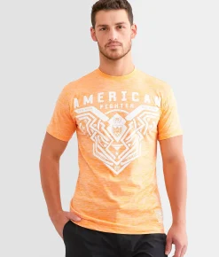 Graphic T-Shirts | American Fighter Brimley T-Shirt Blazing Orange
