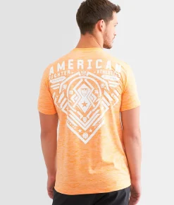 Graphic T-Shirts | American Fighter Brimley T-Shirt Blazing Orange