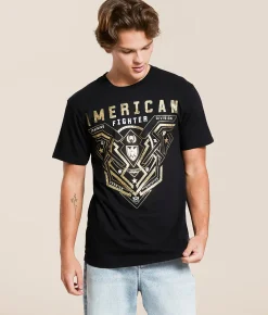 Tops|Graphic T-Shirts | American Fighter Brimley T-Shirt Black