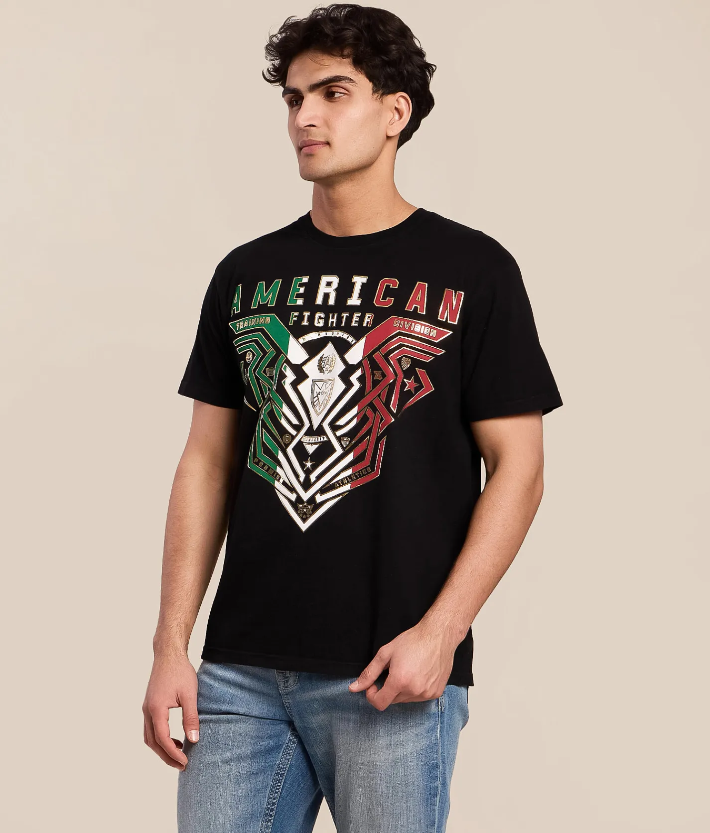 Tops|Graphic T-Shirts | American Fighter Brimley T-Shirt Black