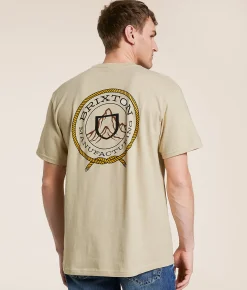 Graphic T-Shirts | Brixton Brimstone T-Shirt Natural