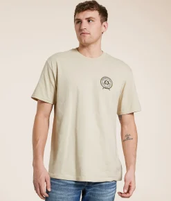 Graphic T-Shirts | Brixton Brimstone T-Shirt Natural