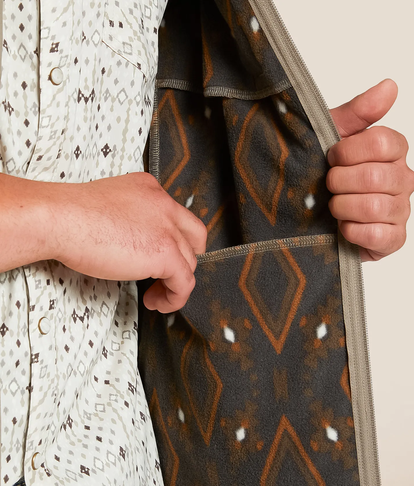 Tops|Coats & Jackets | Gentry County Softshell Vest Brindle