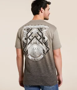 American Fighter Brinkley T-Shirt Taupe Lt Grey