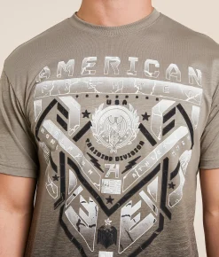 American Fighter Brinkley T-Shirt Taupe Lt Grey