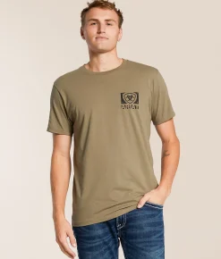 Tops|Graphic T-Shirts | Ariat Bronco Breakthru T-Shirt Fallen Rock