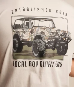 Local Boy Outfitters Bronco T-Shirt Silver Sale