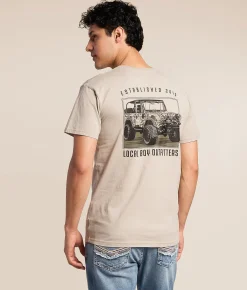 Tops | Local Boy Outfitters Bronco T-Shirt Silver