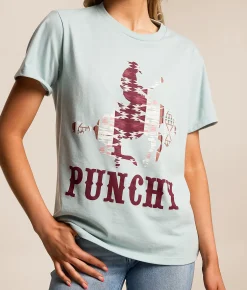 Tops | Hooey Bronc T-Shirt Cloud Blue