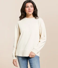 White Crow Brook Pullover Warm White Discount